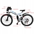 Изображение 26 inch Folding Electric Mountain Bike Ebike 36 Volt 8 ah 250W
