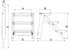 Ladder Steps Aluminum Stool の画像