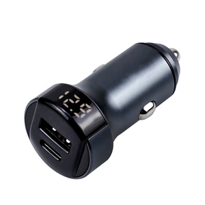 BlueNEXT Dual Ports PD QC3.0 Car Charger Type-c Fast Charger 38W Compatible FCP AFC の画像