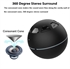 360 Degree Rotation Bluetooth Speaker Wireless Maglev 3D Music Player with LED Night Light の画像