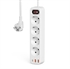 Image de HOBBYTECH 4 Outlet Power Power Strip EU Plug Wall Socket with PD 20W QC3.0 USB Fast Charging Power Strip