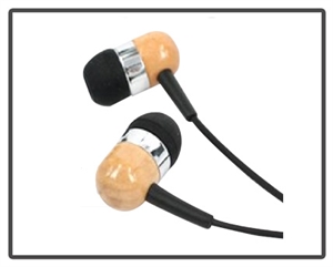 Picture of Wooden Earphones