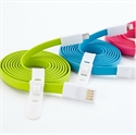USB colorful Retract Data Sync Charger Cable for iPhone6/Plus/5/5S iPad air iPad mini1/2/3 iPad4/Air 2 の画像