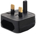 Picture of Euro European EU 2 to 3 Pin UK Universal Travel Adaptor Main Plug Converter