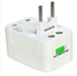 Picture of Worldwide Universal All-In-One AC Travel socket Adaptor Surge Protector AU UK EU UK