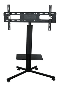 PRO MOBILE FLAT PANEL STAND MOUNT CART STATION MONITOR FAIR SHOW DISPLAY TV 32"-65"