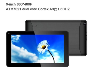 9 Inch table pc DDR3 Allwinner A23 dual core Android 4.2