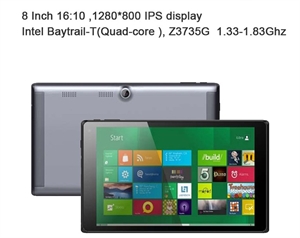 8 Inch Windows8.1 Intel Baytrail-T(Quad-core ) DDR3 16:10 wifi table pc の画像