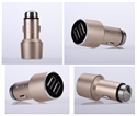 Изображение Metal  Dual USB 2 Port USB Cigarette Lighter life hammer Adapter Car Charger For Universal Phone