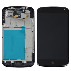 Image de Screen Assembly for Nexus 4 E960 LCD Touch Digitizer Replacement Frame LG Google