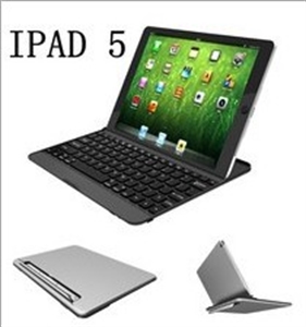 Изображение New Ultrathin Aluminum Wireless Bluetooth Keyboard Cover Case for iPad 5 for iPad Air