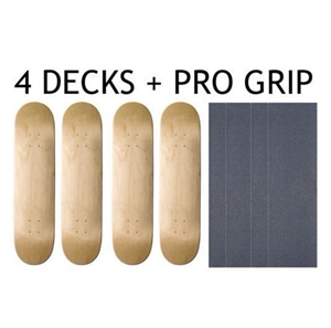 Изображение 4 BLANK Skateboard DECKS Deck 8 in (8.0) STAINED WITH PRO GRIPTAPE