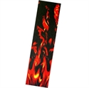 SKATEBOARD GRIP TAPE WITH FLAME GRAPHIC 33"X9"