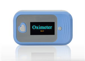 Bluetooth Finger Pulse Oximeter Portable Fingertip Pulse Oximetry Finger Clip SPO2 PR Small OLED Display Blood Oxygen