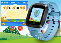 MTK6261 Children GPS smart watch phone 1.44 inch screen call SOS real time position electric fence kids watch