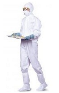 Изображение Firstsing Clean room ESD cleanroom antistatic jumpsuit with Attached Hood
