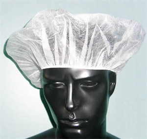 Firstsing disposable Clean room nonwoven bouffant cap の画像
