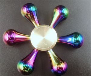 Picture of Firstsing The Anti-Anxiety 360 Spinner Helps Focusing Fidget Toy Colorful bones Metal brain relax Toy Fingertip Gyro