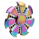 Firstsing Rainbow wind Fire wheel Fidget Spinner Alloy Desk Finger Toy EDC ADHD Gyro