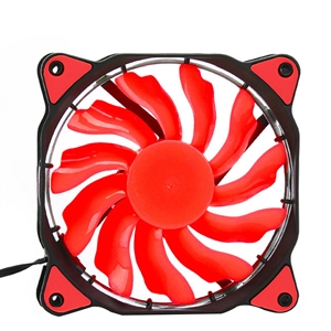Firstsing  DC 12V 140*140*25mm  3pin to 4pin LED Computer Case  Quiet  Sleeve Cooling Fan  の画像