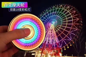 Изображение Firstsing LED lights Variety Ferris wheel Finger Gyro  decompression toys Hand Spinner Hand Spinner Fidget EDC Toy Focus ADHD Autism Finger Gyro