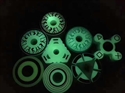 Firstsing Luminous finger gyro  Hand Spinner Finger Gyro Fidget EDC Toy