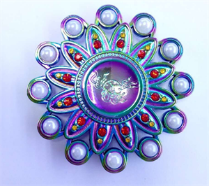 Image de Firstsing Twelve bead lotus Finger gyro Hand Spinner Fidget EDC Toy