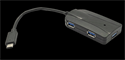 Изображение Firstsing USB 3.0 Type-c to 3 Ports USB 3.0 HUB Adapter TF Micro SD Card Reader Converter for Macbook