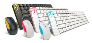 Firstsing 2.4G 88 keys Full Size slim Wireless Keyboard And 3D optical Mouse Combo Set の画像