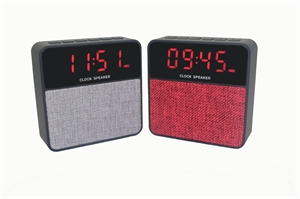 Firstsing Bluetooth 4.2 Speaker Micro TF USB FM Radio Portable Music Speakers Ｗith  Clock Function