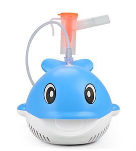 Firstsing Portable Inhaler mini Dolphins Cartoon Sprayer Air Compression Nebulizer の画像
