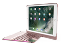 Image de Firstsing 360 degrees Rotating Aluminium alloy Bluetooth Keyboard with Colourful backlight for 2017 New iPad 9.7