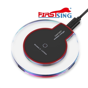 Изображение Firstsing Qi Wireless Charger Pad for iPhone X 8 Plus Samsung Galaxy S6 S7 S8 Note 8