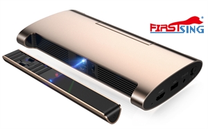 Изображение Firstsing Portable Android 7.0 Projector With 5400mAh Power bank Support 4K WIFI Bluetooth Laser Pen