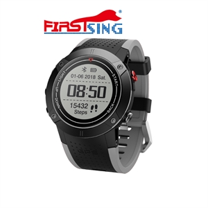 Firstsing MT2523S Bluetooth Smart Watch IP68 Waterproof Heart Rate Monitor GPS Sport Fitness Tracker for IOS Android