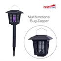 Firstsing Solar Powered Outdoor Insect Killer Bug Zapper For Garden Solar Mosquito Killer Lamp の画像