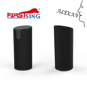 Firstsing Smart Speaker With Amazon Alexa Voice far field Control and Hands-Free Use Stream Online Music Spotify Amazon Music Pandora Sirius XM Wifi Speaker Smart Home Control AUX INPUT