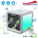 Изображение Firstsing Personal Space Air Cooler 3 in 1 USB Mini Portable Air Conditioner Humidifier Purifier Desktop Cooling Fan