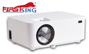 Firstsing Portable 1500 lumens Wifi 1080p Video Projector LCD LED HD Theater Home Entertainment for IOS Android の画像