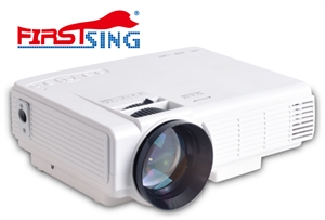 Firstsing Portable 1500 lumens 1080p Video Projector LED HD Theater Home Entertainment