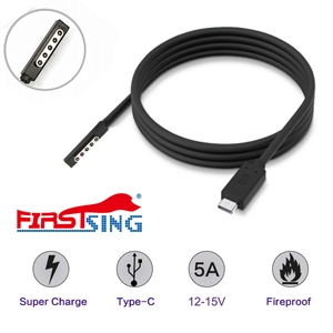 Firstsing Type-c USB-C Laptop Charging Cable for Microsoft Surface Book 2