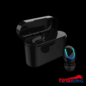 Picture of Firstsing Portable Wireless MINI Bluetooth Headphones Stereo Bass With Charge Box Earphone for IOS Android