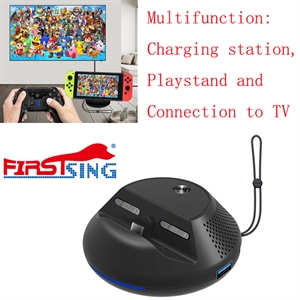 Image de Firstsing Portable TV Converter Charging Dock For Nintendo Switch Cooler Stand Type-c HDMI USB3.0 USB2.0