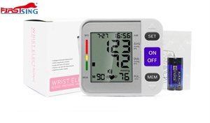 Picture of Firstsing Health Care LCD digital wrist Blood Pressure Monitor meter Tonometer Tensiometro Automatic Cuff Sphygmomanometer Blood Pressure Monito