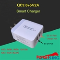 Изображение Firstsing USB Fast Charger QC 3.0 and 5V 2A Travel Wall Charger Dual USB Plug