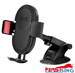 Image de Firstsing 360 Degree Rotation Qi Car Air Vent Wireless Phone Charger Holder