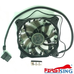 Image de Firstsing 12CM 120mm Hydraulic Bearing 18 LEDs Lights Fan Cooler Case PC Computer Cooling Tool