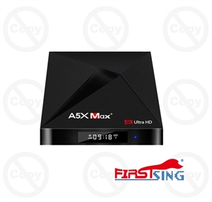 Image de Firstsing A5X Max Plus RK3328 4G 32G Android 8.1 TV BOX Player KODI 18.0 Dual Band 2.4Ghz 5Ghz Wifi Built in Antenna with 2T2R 4K