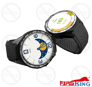 Firstsing MTK6580 GPS Bluetooth Heart Rate Smart Watch 1.39 inch 3G Wifi Android Watch Phone の画像