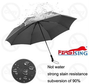 Firstsing Automatic Open Close Nano water-free SunGuard NeverWet Folding Umbrella With Sun Protection の画像